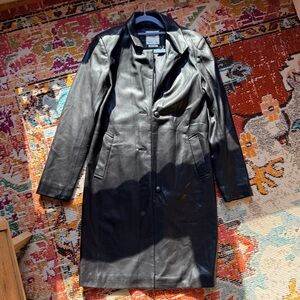 Abercrombie & Fitch Black Vegan Leather Jacket